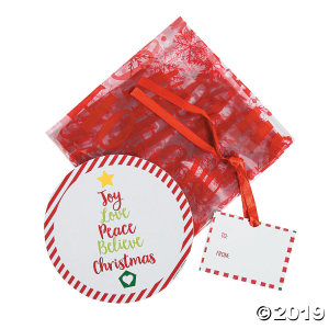 Christmas Treat Bag & Plate Set (1 Set(s))