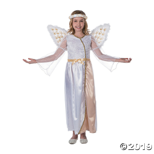 Girl's Premium Angel Costume - Small (1 Set(s))