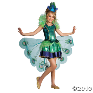 Girl's Peacock Costume - Small (1 Piece(s))