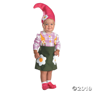 Baby/Toddler Girl's Flower Garden Gnome Costume - 2T (1 Piece(s))