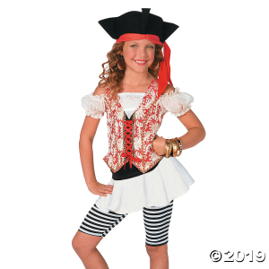 Girl's Swashbuckler Pirate Costume - Large (1 Piece(s))