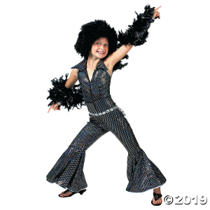 Girl's Boogie Disco Costume - Large (1 Piece(s))