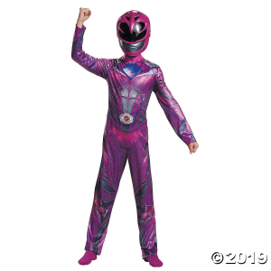 Girl's Classic Pink Power Ranger Costume - Medium (1 Piece(s))