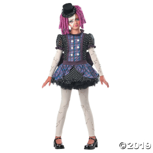 Girl's Broken Doll Costume - Small (1 Piece(s))