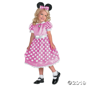 Girl's Pink Mickey Mouse Clubhouse Minnie Mouse Costume - Small (1 Piece(s))