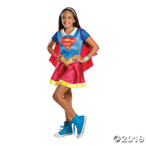 Girl's DC Superhero Girls Supergirl Costume - Medium (1 Piece(s))