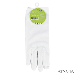 Adult's White Gloves (1 Pair)