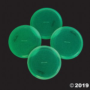 Glow-in-the-Dark Mini Flying Discs (Per Dozen)
