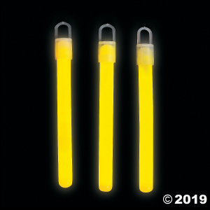 Yellow Glow Sticks (Per Dozen)