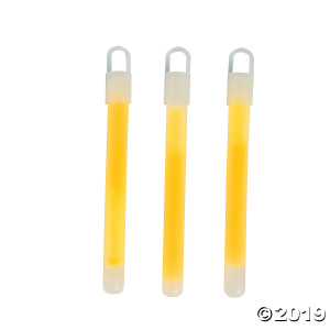 Yellow Glow Sticks (Per Dozen)