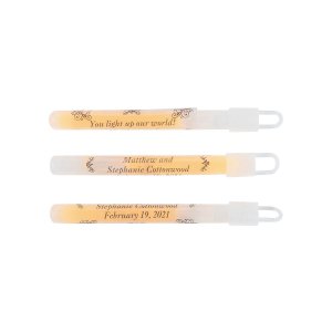 Personalized Wedding Glow Sticks (Per Dozen)