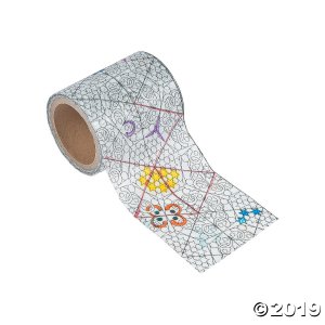 Adult Coloring Kaleidoscope Washi Tape (1 Roll(s))