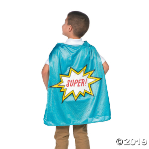 Blue Graduation Superhero Cape (1 Piece(s))