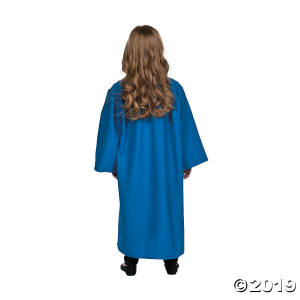 Kids' Blue Matte Elementary School Graduation Robe (1 Piece(s))