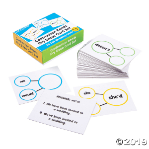 Contraction Bonds Dry Erase Cards (1 Set(s))