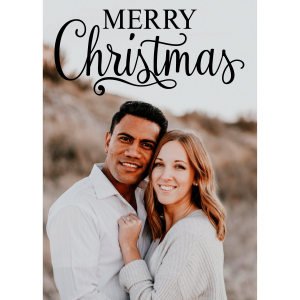 Custom Photo Reason for the Season Christmas Cards (25 Piece(s))