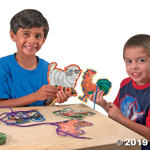 Melissa & Doug® Lace & Trace Farm Animals (1 Set(s))