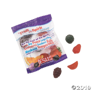 Scripture Candy Fruit of the Spirit Gummy Fruit Snacks (17 Piece(s)) Scripture Candy Fruit of the Spirit Gummy Fruit Snacks (17 Piece(s))
