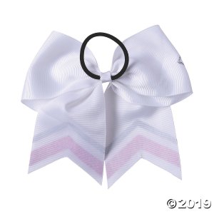 Pink Ribbon Hope Glitter Cheer Bows (6 Piece(s))