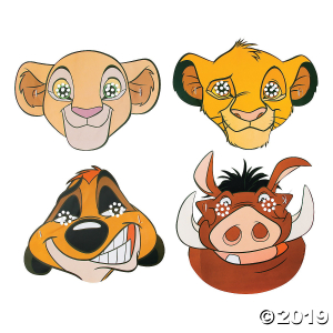 The Lion King Masks (8 Piece(s))