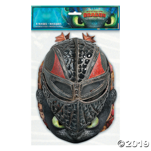 DreamWorks How To Train Your Dragon Party Masks (8 Piece(s))