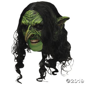 Adult's Deluxe Chinless Wicked Witch Mask (1 Piece(s))