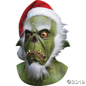 Latex Green Santa Mask (1 Piece(s))