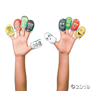 Jelly Bean Prayer Puffy Finger Puppets (10 Piece(s))