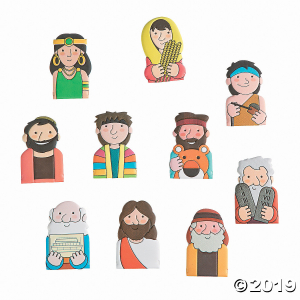 Bible Figure Puffy Finger Puppets (10 Piece(s))