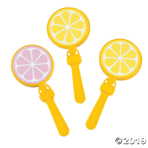 Lemonade-Shaped Hand Clappers (Per Dozen)