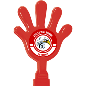 Red Team Spirit Custom Photo Hand Clappers (Per Dozen)