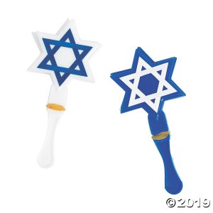 Mini Star of David Hand Clappers (48 Piece(s))