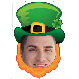 Custom Photo St. Patrick's Day Big Head Cutout (1 Piece(s))