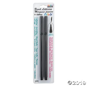 Marvy® Black Brush Point Markers (1 Set(s))