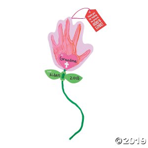 Religious Rose Handprint Craft Kit (Makes 12)