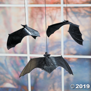 Hanging Bats Halloween Decoration (Per Dozen)