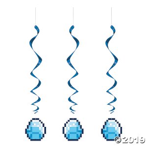 Minecraft® Hanging Swirls (3 Piece(s))