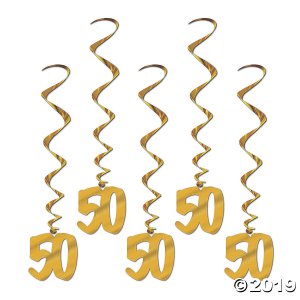 50th Anniversary Cutout Swirls (1 Unit(s))