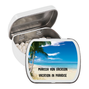 Personalized Tropical Mint Tins with Mints (24 Piece(s))