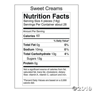 Camouflage Sweet Creams Hard Candy (108 Piece(s))