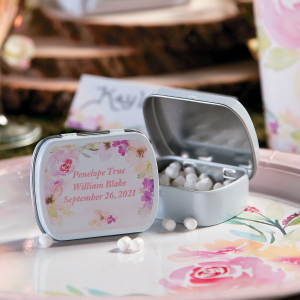 Personalized Garden Party Wedding Mint Tins (24 Piece(s))
