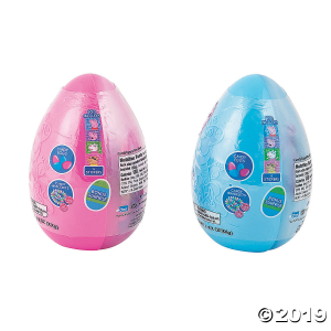 Peppa Pig Jumbo Candy-Filled Plastic Easter Egg - 1 Pc.