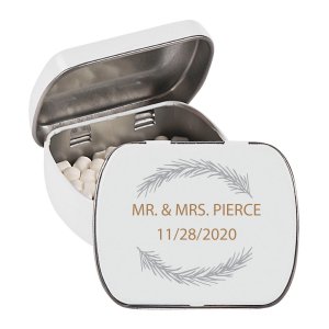 Personalized Winter Wedding Mint Tins (24 Piece(s))