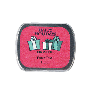 Personalized Christmas Mint Tins (24 Piece(s))