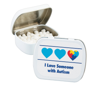 Personalized Autism Awareness Mint Tins (24 Piece(s))