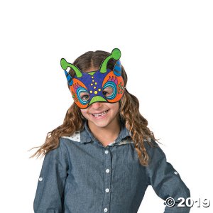 Color Your Own Silly Monster Masks (Per Dozen)