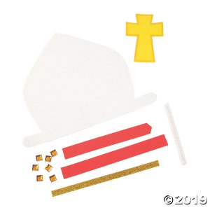 Pope Hat Craft Kit (Makes 12)