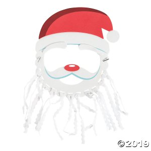 Santa Mask Craft Kit (Makes 12)