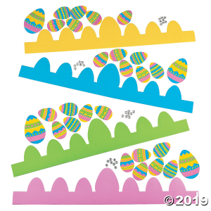 Easter Egg Crown Craft Kit (Makes 12)