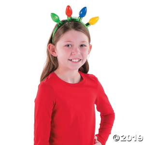 Christmas Light-Up Bulbs Head Boppers (6 Piece(s))